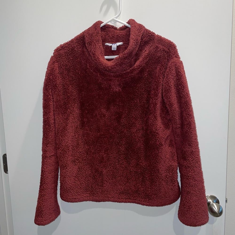 Red Fuzzy Sweater